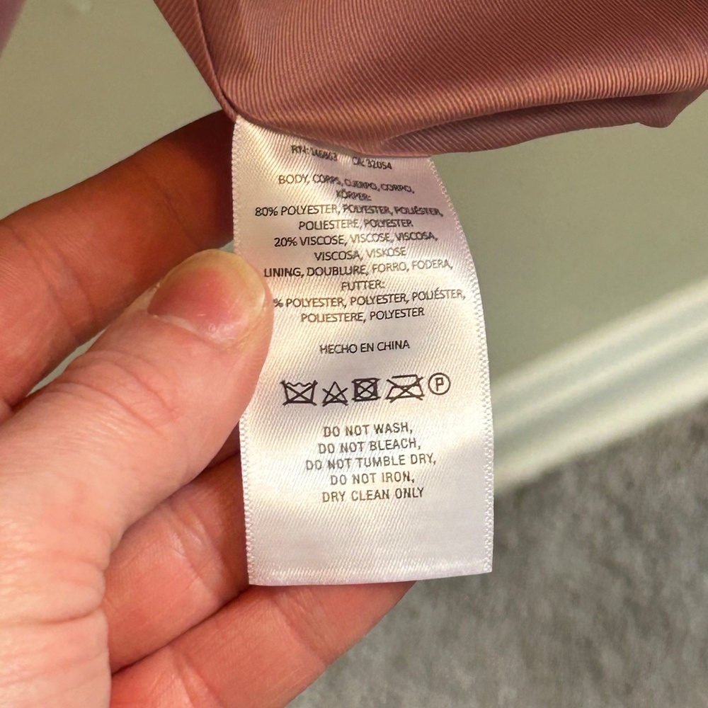 Mare Mare x Anthropologie Cinch Sleeve Blazer Mauve Size 2X Plus Dusty Rose Pink - Picture 6 of 10